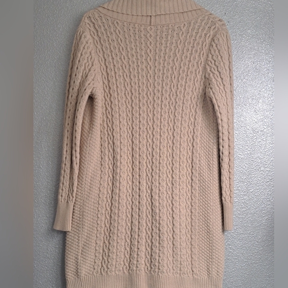 Leo & Nicole Beige Sweater Coat/Cardigan Size M - Picture 10 of 14